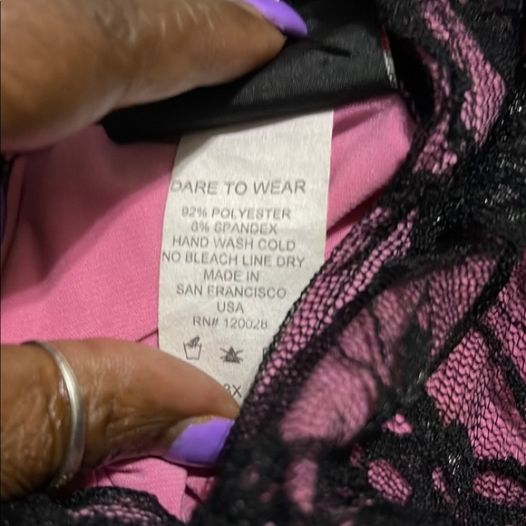 NWT Dare To Wear Victorian Gothic Boho Women's Plus Size Corset Top 3X - Picture 12 of 12